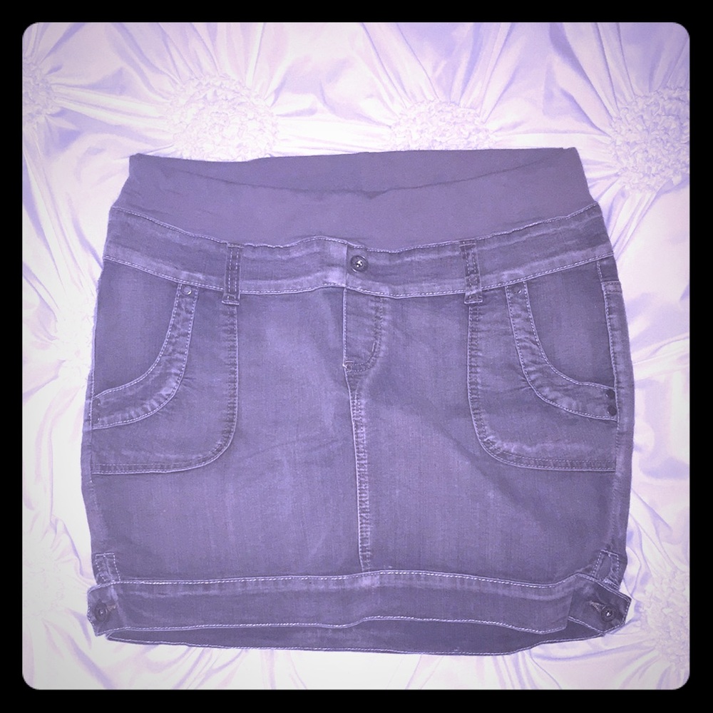 Mimi Maternity Jean skirt